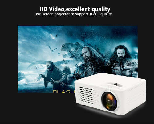 814 LED Mini Projector for Photo Music Movie Text