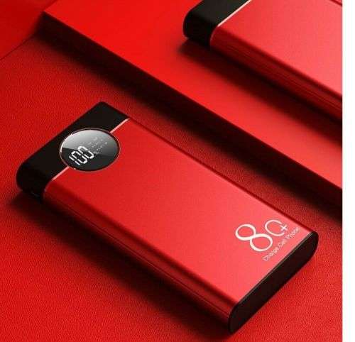 Power Bank 20000mah Large Capacity Portable Fast Charging Digital Display