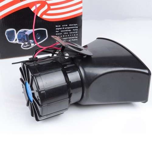 12V 60W Electronic Siren 3 Sounds Tone Microphone