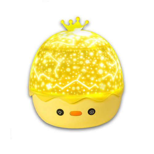 360 Degree  Rotation Projection Music Box 2 in 1 Duck LED Projector Night Light Projector Lamp