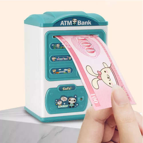 Creative Electronic Piggy Bank With ATM Password