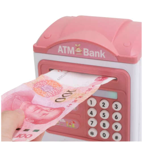 Creative Electronic Piggy Bank With ATM Password