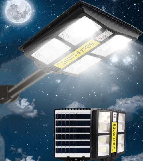 200W Solar Sensor Street Light with Remote Control & Pole Motion Sensor [160 LEDs] **SUPER BRIGHT**