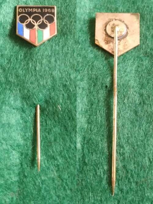 Pin - 1968 Olympic Games - Summer -  Mexico/Winter - Grenoble
