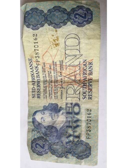 1984 - R2 Note - FP3870162 - G de Kock -  Demonetised - Yes