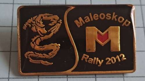 Maleoskop Rally 2012 -  Pin