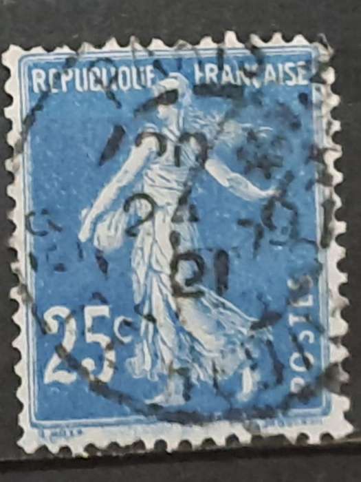 1906-1920 - France - 25c - The Sower -  No Pedastal