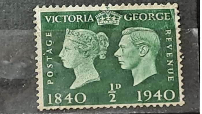 1940 - GB - ½P - Queen Victoria and King George VI