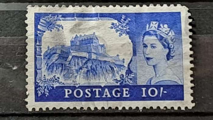 1955-1958 - GB - 10Sh - Castles