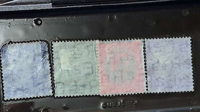 1952-1954 - GB - 1P, 1½P, 2½P, 3P, 4P, 8P, 9P, 1Sh, 1´3Sh´P, 1´6Sh´P, 6P - Queen Elizabeth