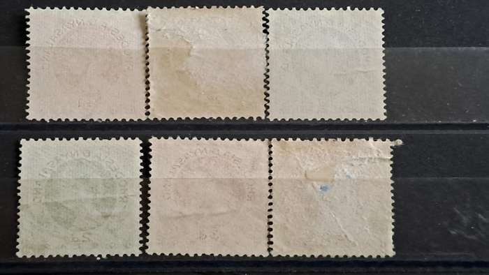 1954 - Rhodesia & Nyasaland (Zimbabwe) - ½, 2½, 1, 2, 3, 6 - Queen Elizabeth