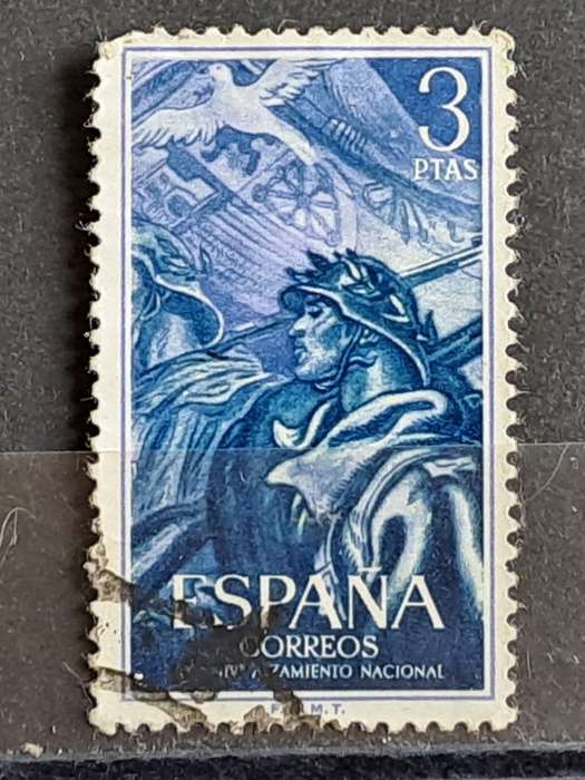 1956 - Spain - 3 - The 20th Anniversary of the National Survey