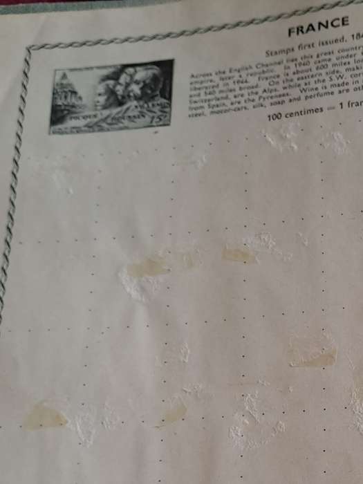 `The Triumph Stamp Album` -  empty (no stamps) - +/- 23cm x 19cm