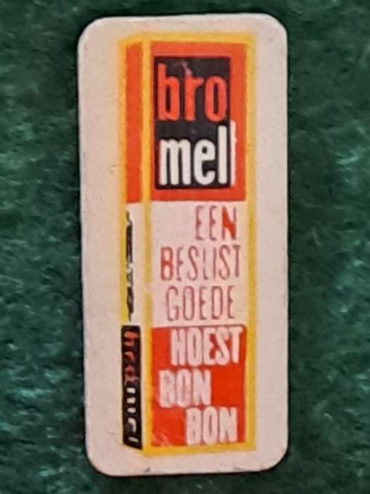 Pin: Vintage Dutch Advertising  - `Bromel Een beslist goede hoestbonbon`