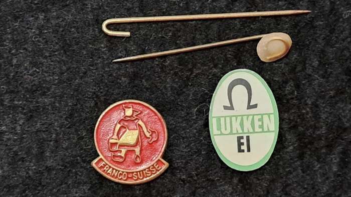 Pin: `Franco-Suisse` +  `Lukken EI` - as per photo