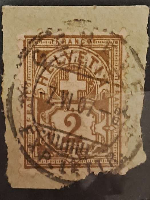 1907 - Switzerland - Postmark Exp. Lettr. Geneve - 2 - Cross & Shield