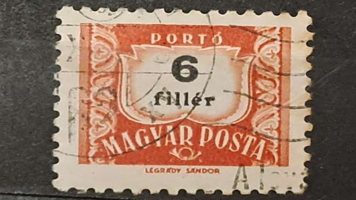 1958-1965 - Hungary  - 6 - Postage Due Stamps