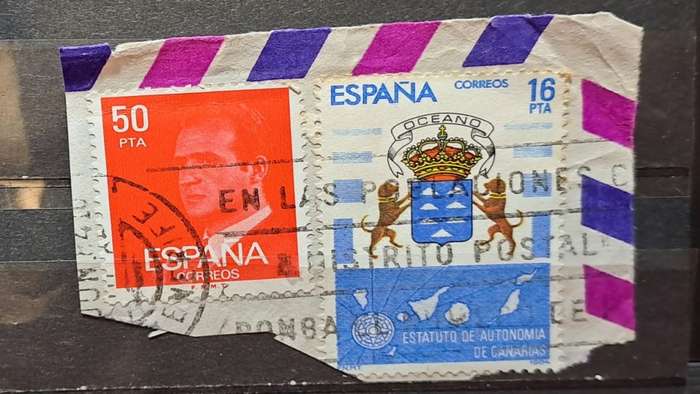1981/1984 - Spain - 50 + 16 - King Juan Carlos 1 + Statute of Autonomy of the Canary Islands