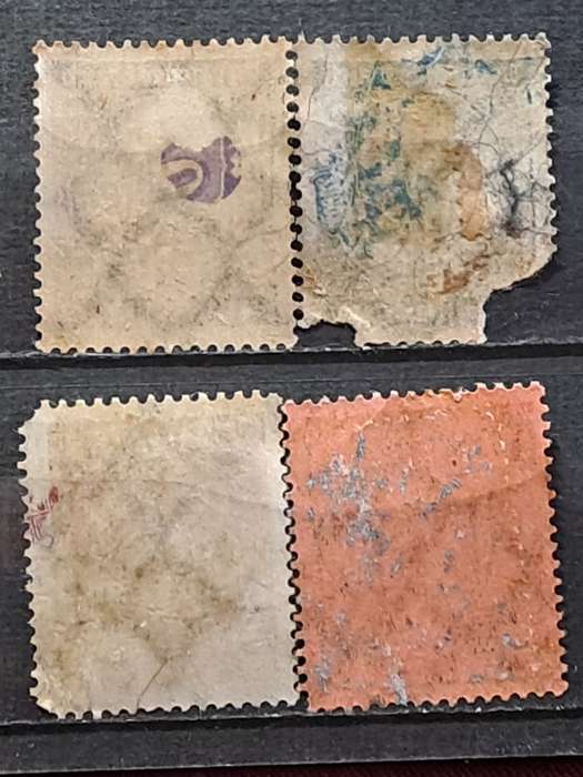 1922/1923 - Deutches Reich -  Unused - 2, 50, 100 Millionen + 50 Tausand Mark - Numerical Stamps