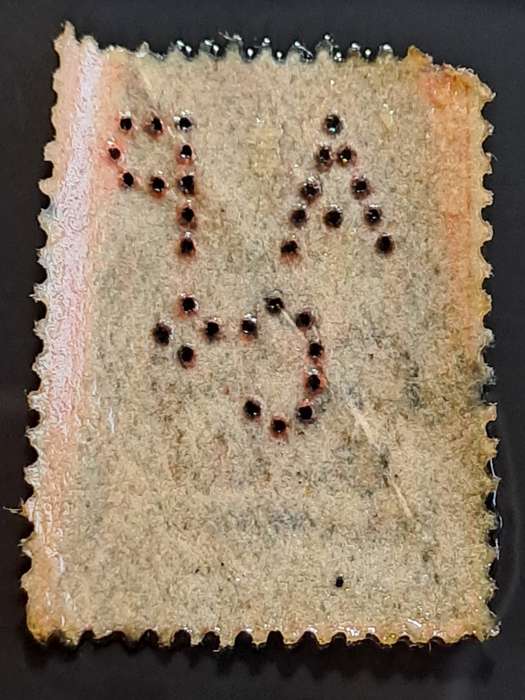 1911 - 1912 - UK -  Perfin APC* - One Penny - King George V