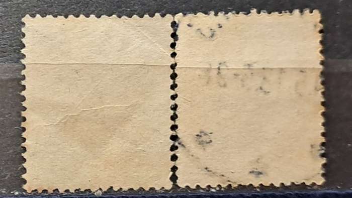 1913 - Denmark - 5 + 10 - King Christian IX