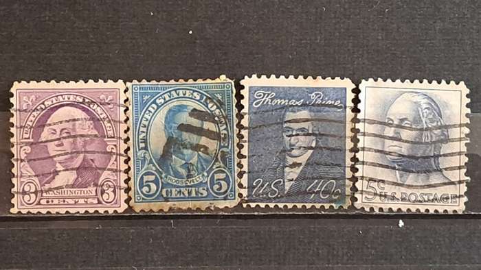 USA : 1922-1968: Lot of 4