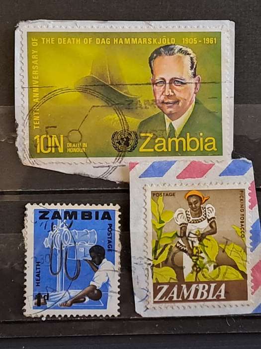 Zambia: 1964 - 1971: Lot of 3