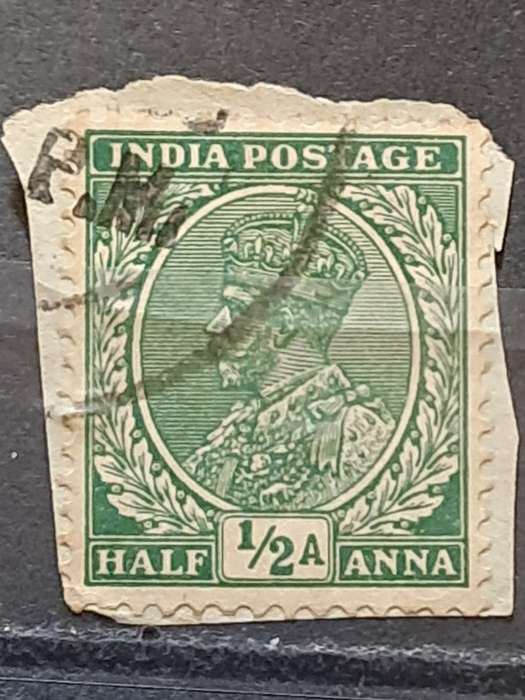 1934 - India - ½A - King George VII