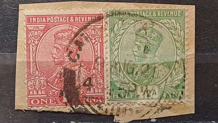 1911-1912 - India - 1A + ½A - King George VI