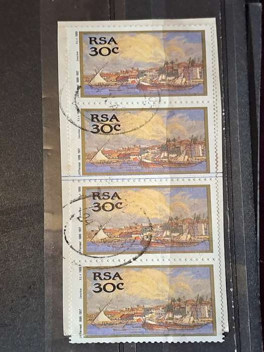 1989 - South Africa - 30 + 30 + 30 + 30 - Paintings by Jacob Hendrik Pierneef