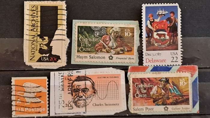 USA: 1975-1987 : Lot of 6