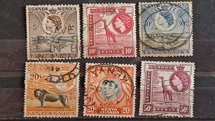 KUT  : 1938/1954 - Lot of 6