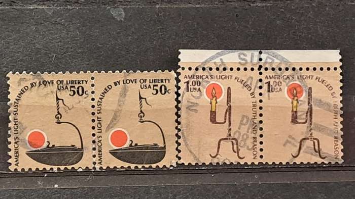 1978 -1979 -  USA  - Lamps - 2 Pairs