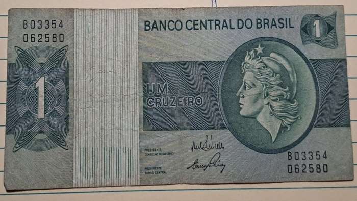 1972 - Brazil - 1 -   Demonetised - Feb 1986 -  B03354 062580