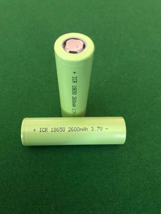 18650 High Capacity Lithium Batteries 3.7V 2600Mah 1C  2-Pieces