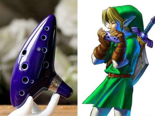 Zelda Ocarina From Legend of Zelda 12 Holes Alto C Tune Craft Ocarina Of Time