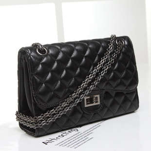 Fashion Ladies Black Handbag Messenger Bag Crossbody Bag