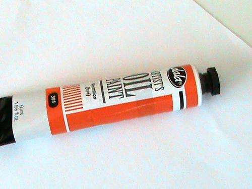 DALA ARTIST OIL PAINT.   50 ML TUBE . VERMILION COLOR