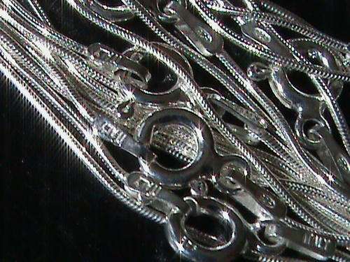 45 CM LONG SOLID STERLING SILVER CHAIN