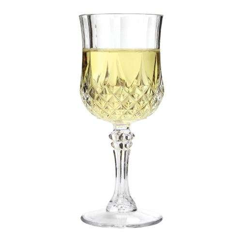 Brand New 6 Piece Crystal White Goblet Wine Glasses - Ready To Ship Items