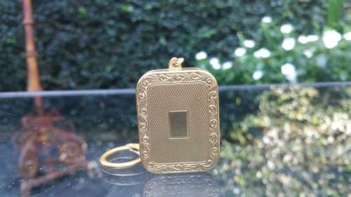 Vintage Musical Box Key Chain Reuge Ste Croix Swiss Made