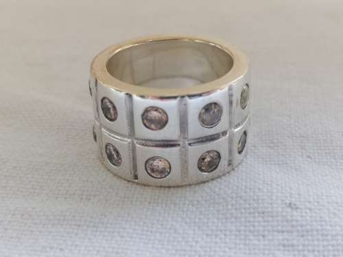 A Stunner !Euginio Campos Gold and Silver Ring
