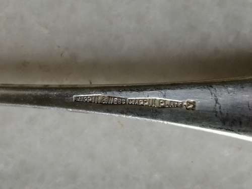 4 Mappin and Webb Silver Plated Dessert Fork Pembury Pattern