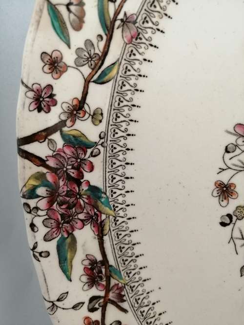Keeling and Co Victorian Platter Floral Motif