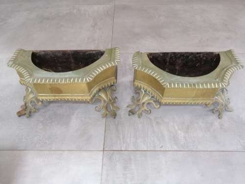 A Pair of Regency Doorstop Planters