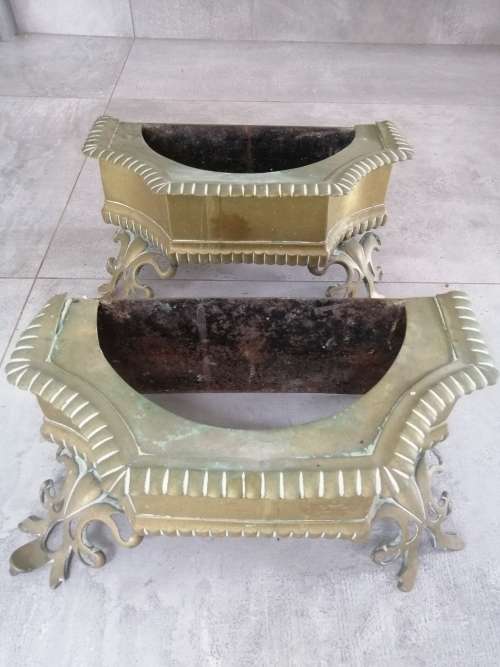 A Pair of Regency Doorstop Planters