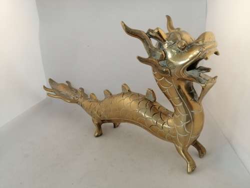 Brass Dragon with Damage