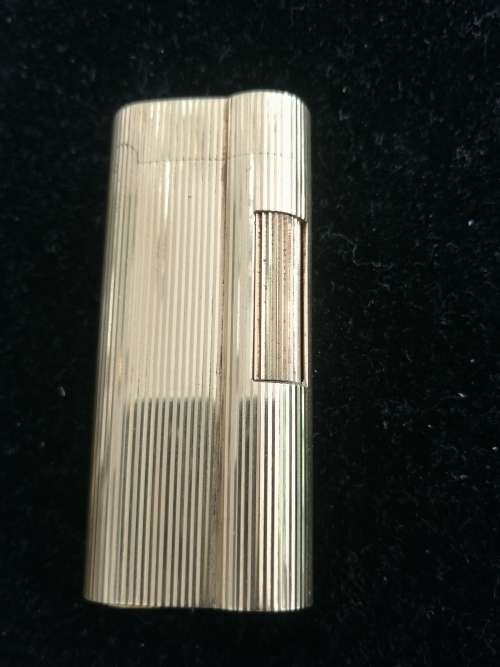 A VINTAGE DUNHILL S TYPE `ROLLAGAS`` GOLD PLATED LIGHTER, CIRCA 1978