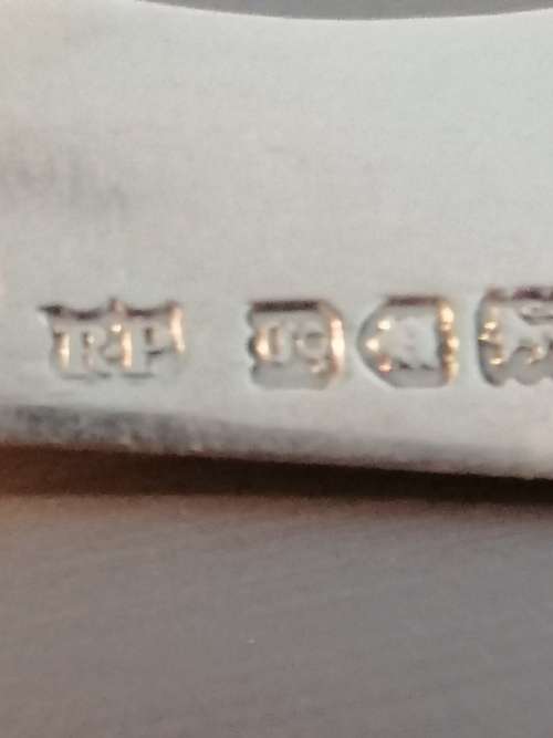 A RARE ART NOUVEAU STERLING SILVER MASTER BUTTER SPREADER KNIFE