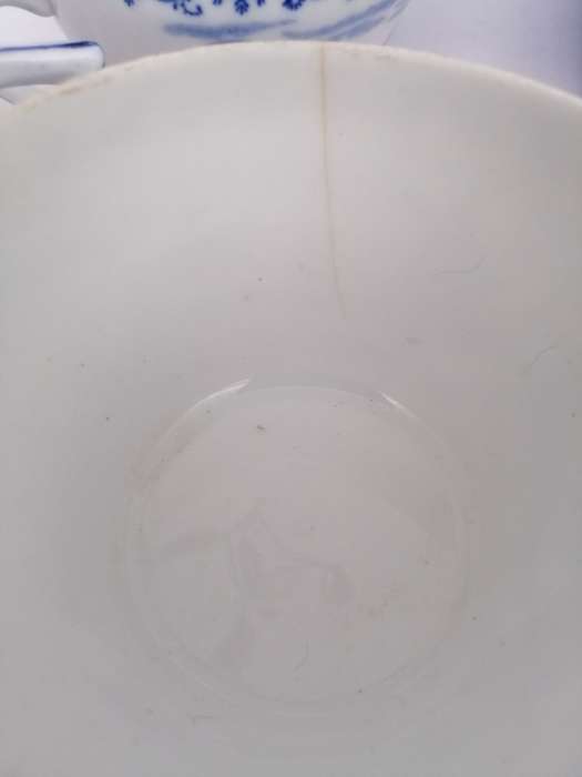 SIX ANTIQUE DUTCH TEA CUPS ONLY. MADE BY PETRUS REGOUT